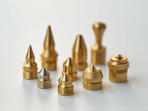 Assortimento di nipples di precisione in ottone e acciaio lucido